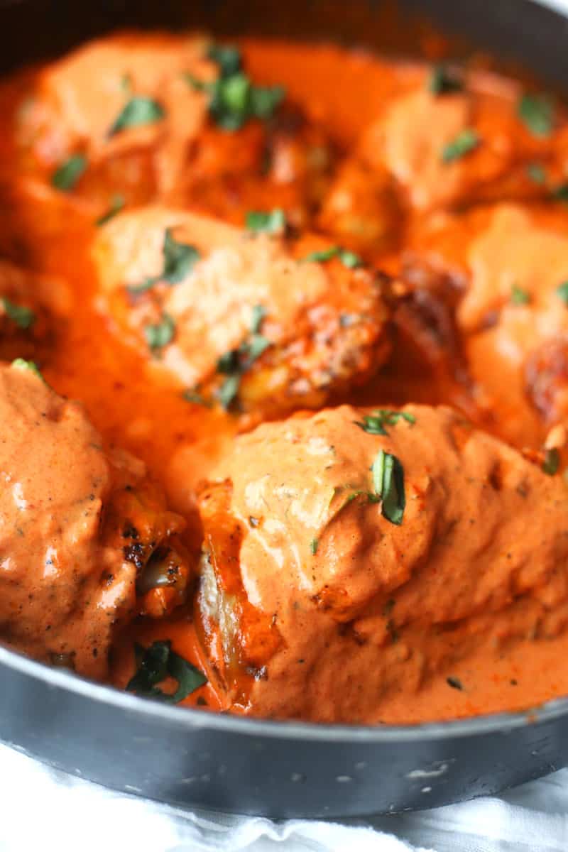 Elevate Your Dinner: Chicken Pasta with Red Pepper Cream Sauce